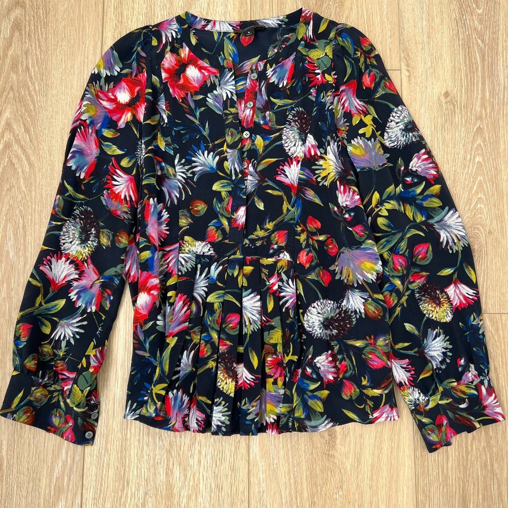 Beautiful floral blouse by J. Crew
